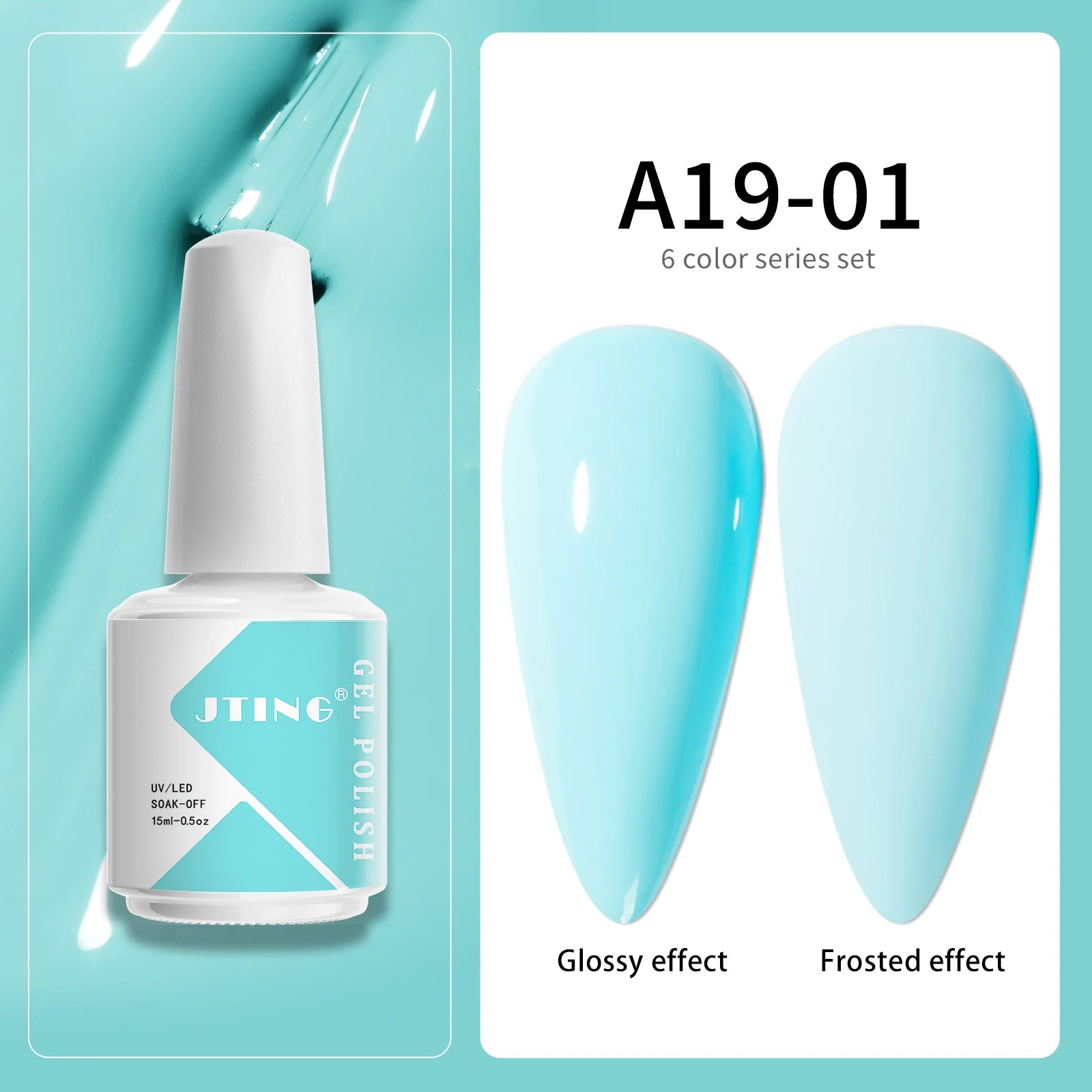 6 Colors Gel Nail Polish Set – UV Gel with Box