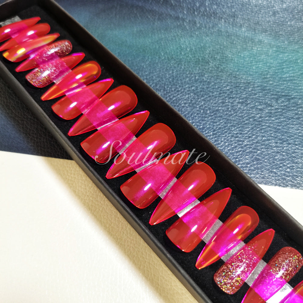Soulmate  Press On Nails – False Fingernails with Box