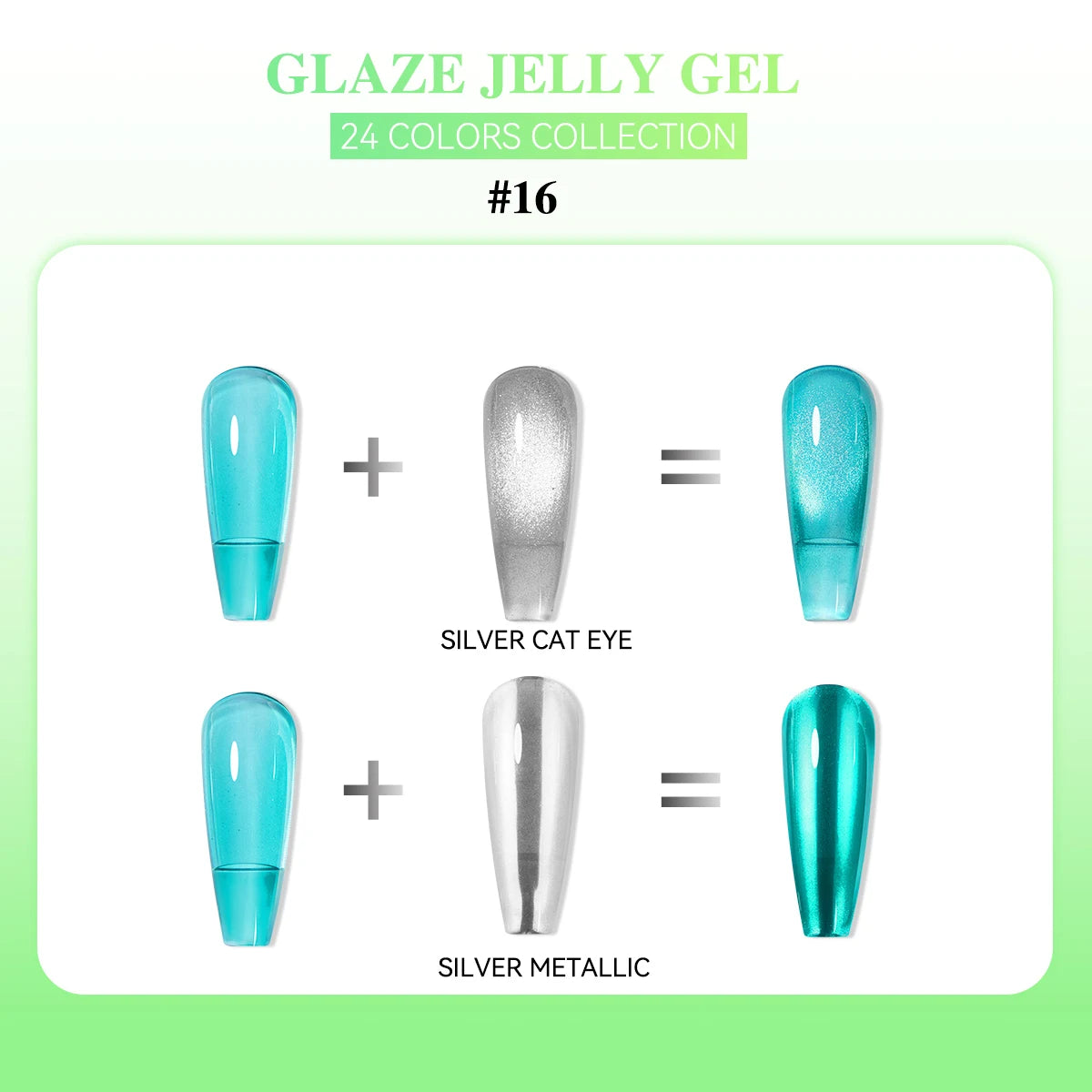 24 Colors Jelly Sheer UV Gel Nail Polish Set – High Pigment with Box