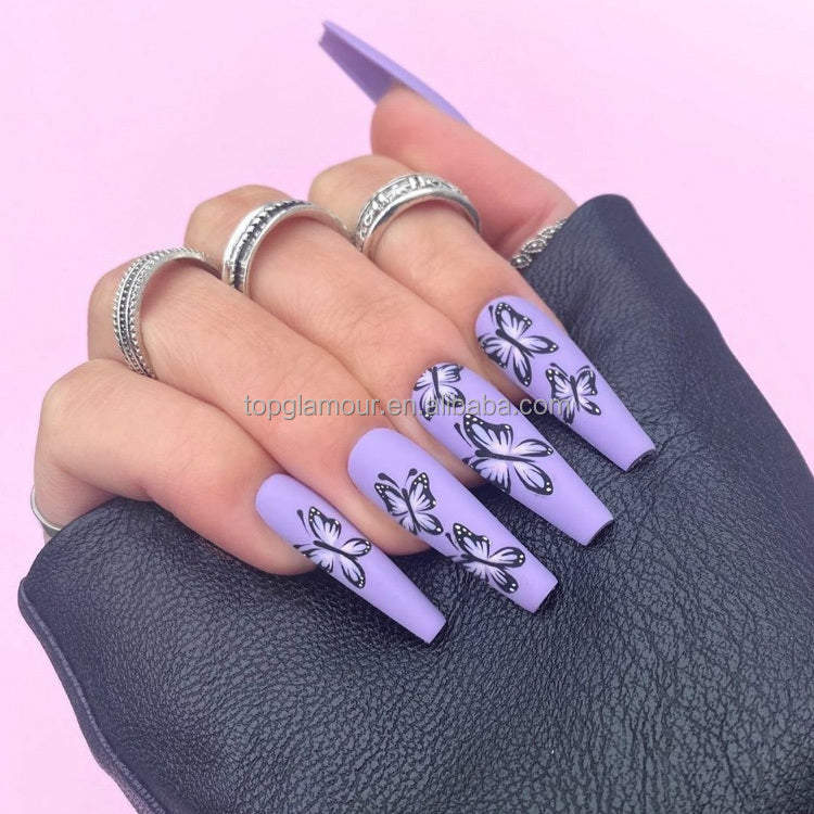 Luxury Long Press On Nails – Custom Box Packaging