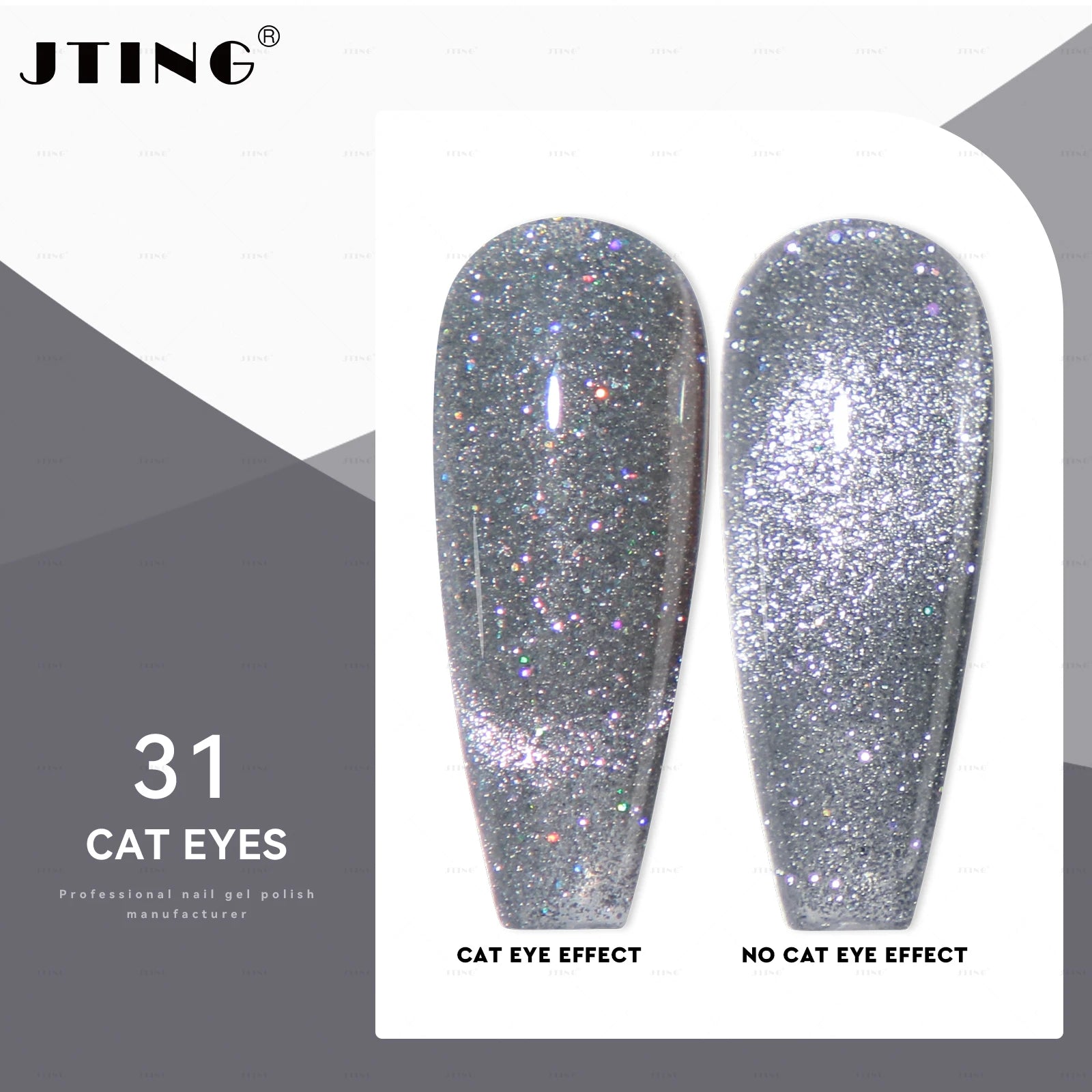 48 Colors Cat Eye Gel Polish Set – Magnetic UV Nail Kit with Box