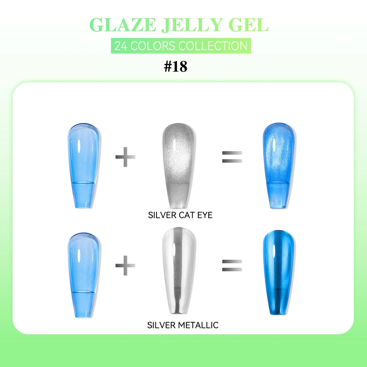 24 Colors Jelly Sheer UV Gel Nail Polish Set – High Pigment with Box