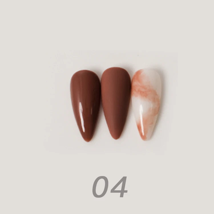 15ml Pure Color Gel Polish Set – Earthy Tones UV LED Soak-Off