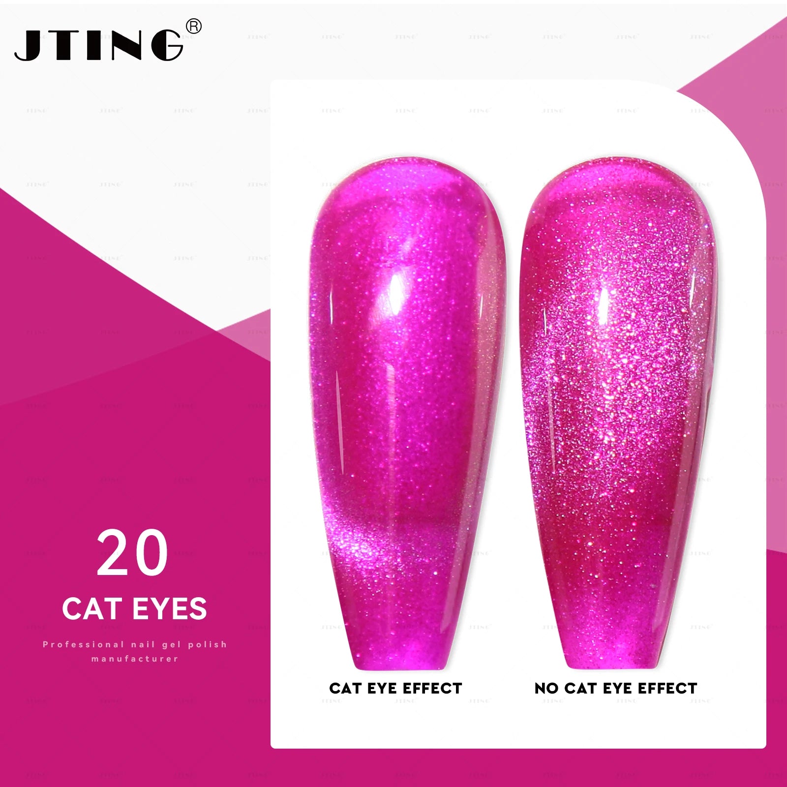 48 Colors Cat Eye Gel Polish Set – Magnetic UV Nail Kit with Box