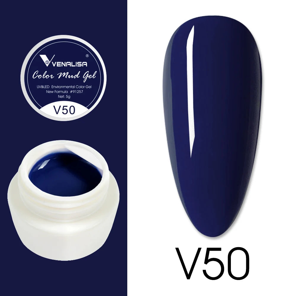 Venalisa Color Mud Gel – Pure Color DIY Nail Art UV Gel Polish