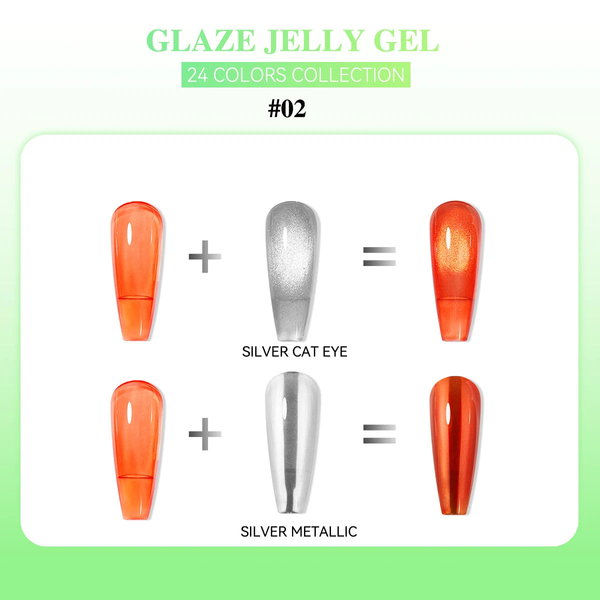 24 Colors Jelly Sheer UV Gel Nail Polish Set – High Pigment with Box