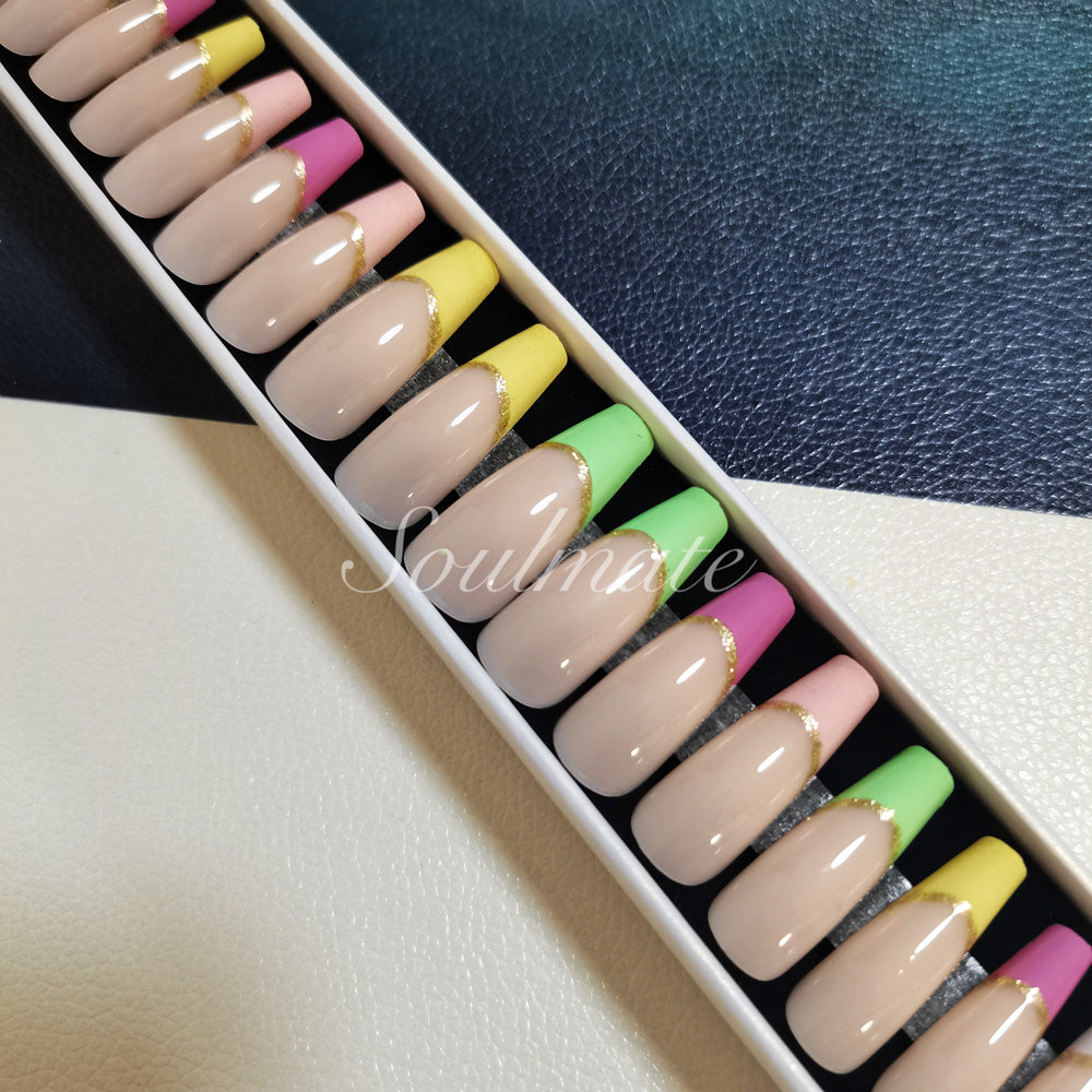 Soulmate  Press On Nails – False Fingernails with Box