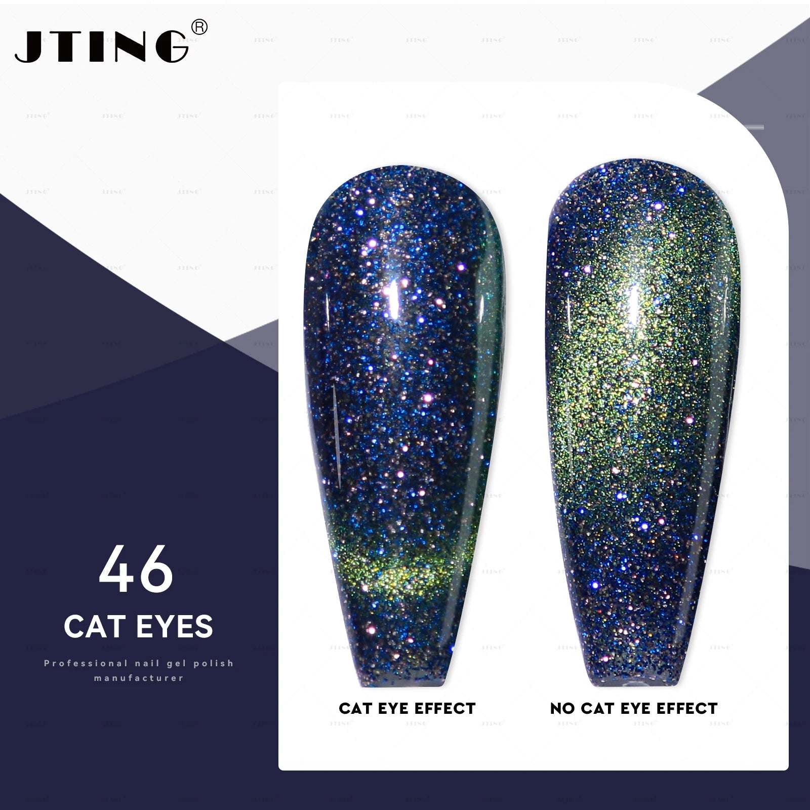 48 Colors Cat Eye Gel Polish Set – Magnetic UV Nail Kit with Box