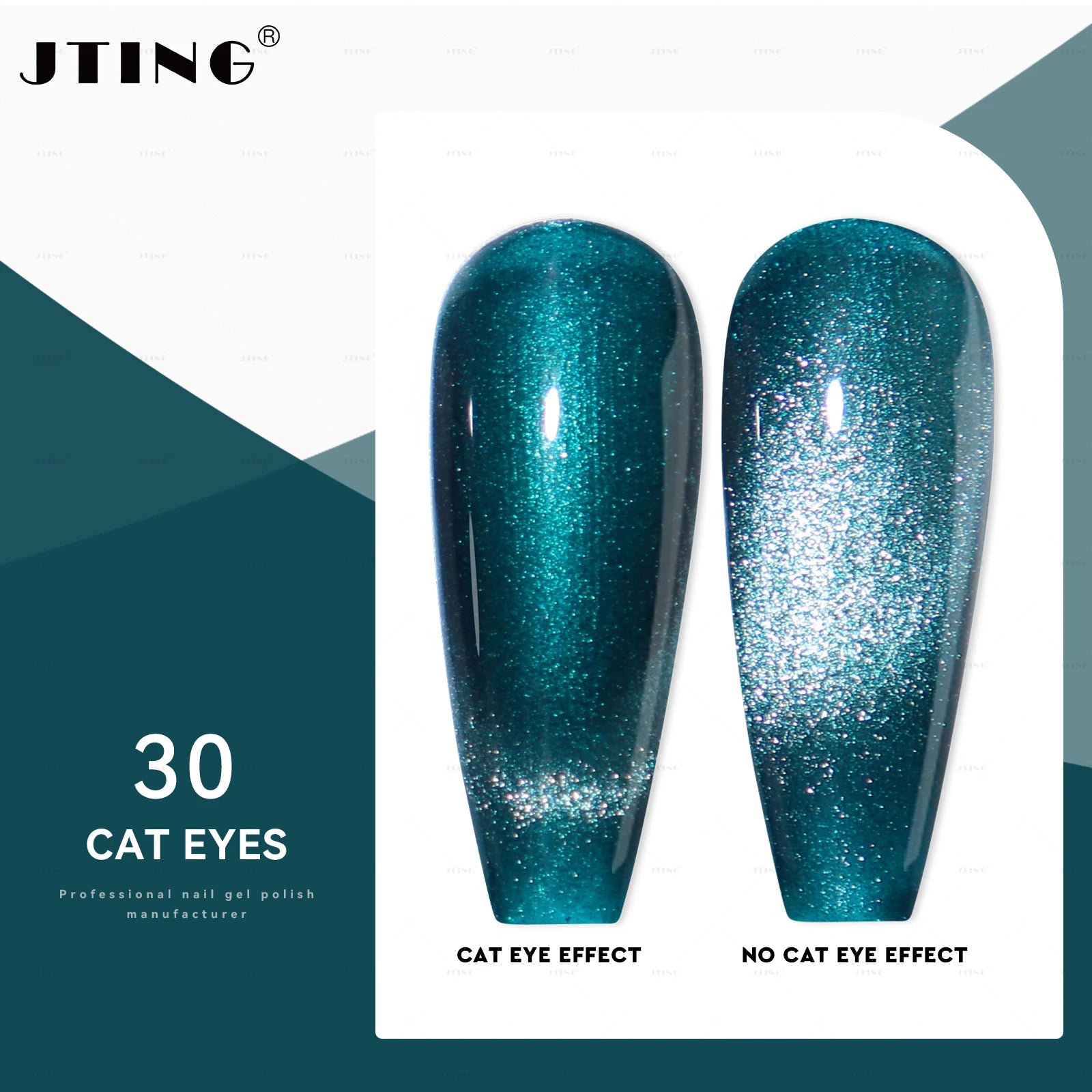 48 Colors Cat Eye Gel Polish Set – Magnetic UV Nail Kit with Box