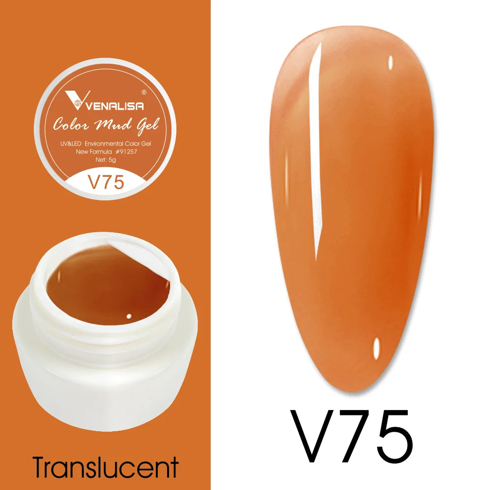 Venalisa Color Mud Gel – Pure Color DIY Nail Art UV Gel Polish