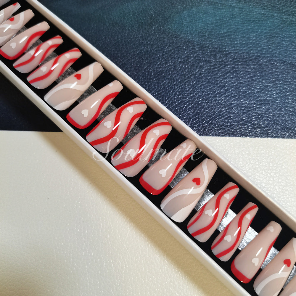 Soulmate  Press On Nails – False Fingernails with Box