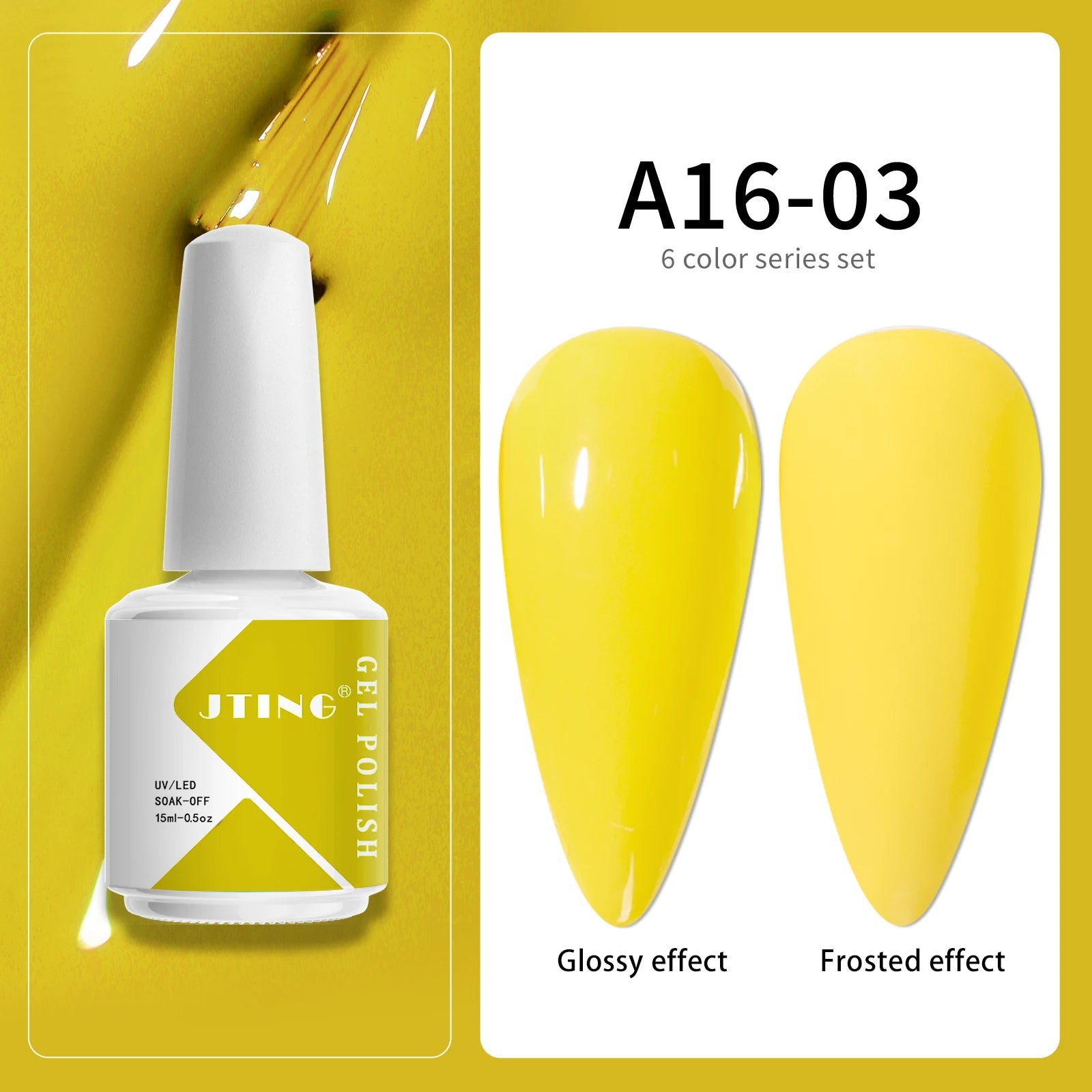 6pcs Gel Nail Polish Set – UV Gel Manicure Kit with Box