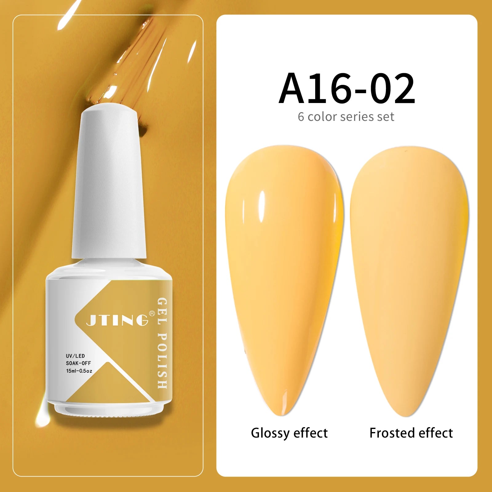 6pcs Gel Nail Polish Set – UV Gel Manicure Kit with Box