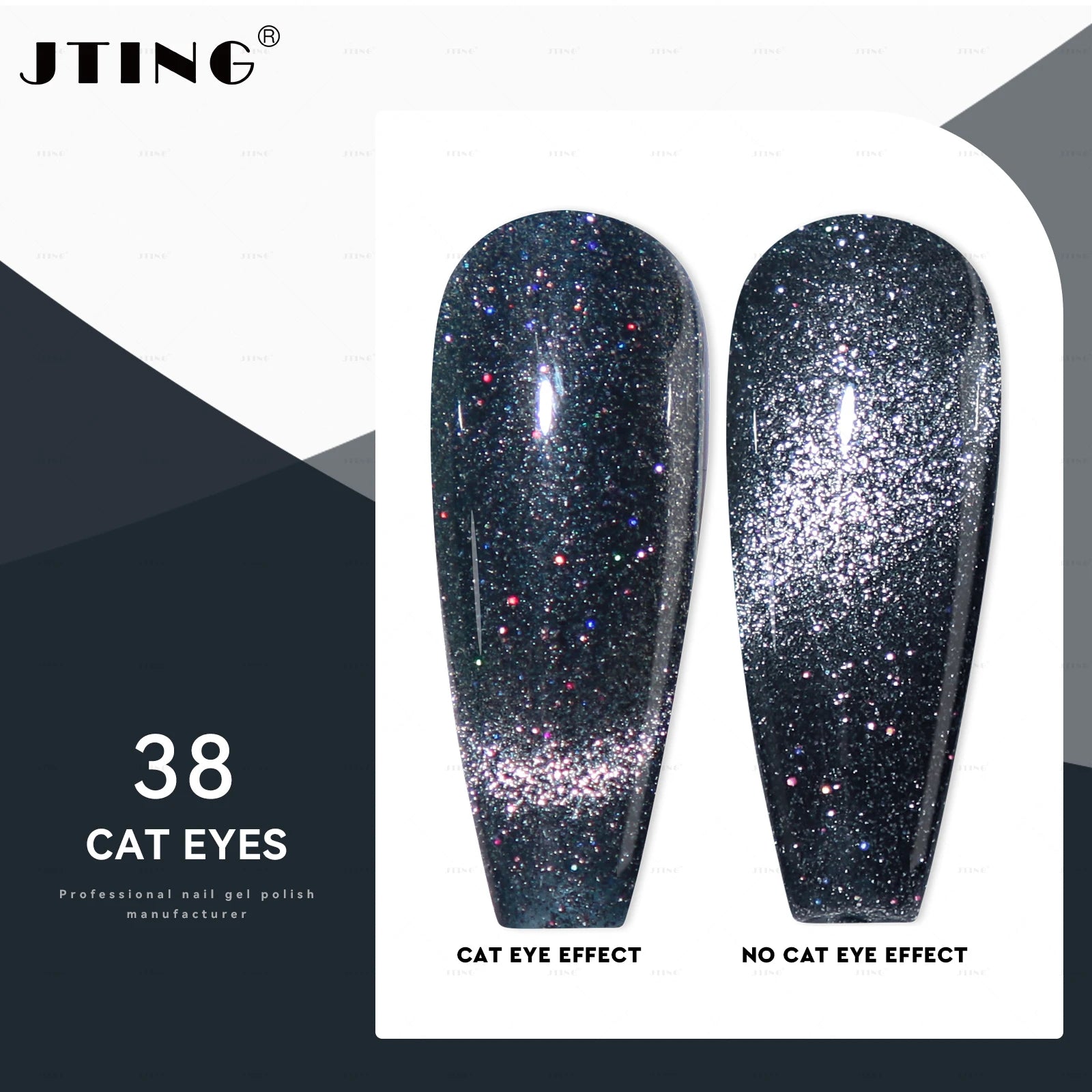 48 Colors Cat Eye Gel Polish Set – Magnetic UV Nail Kit with Box