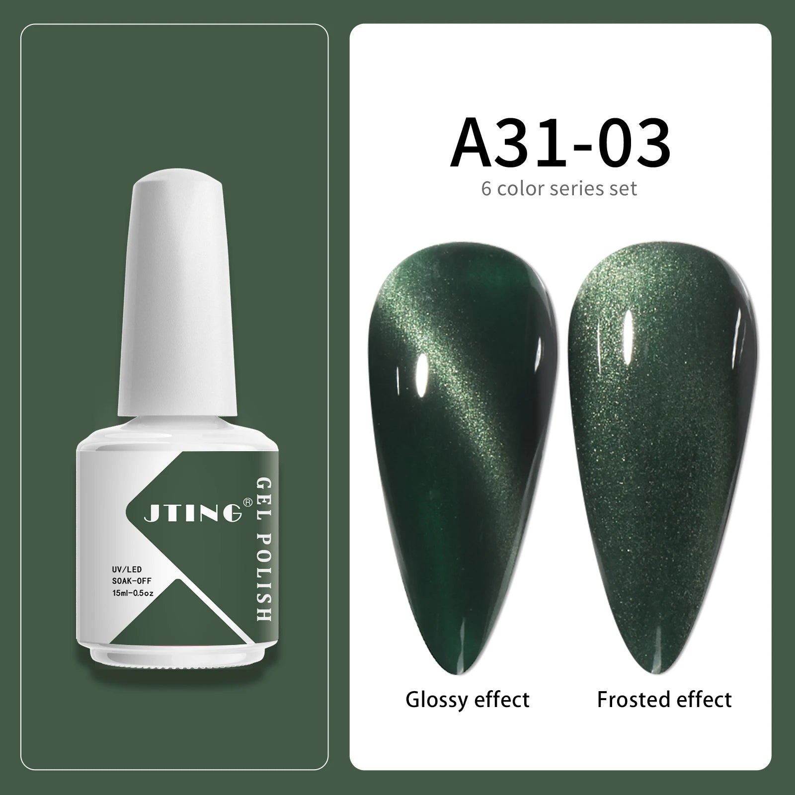 6 Colors UV LED Gel Nail Polish Set – Manicure Kit with Box