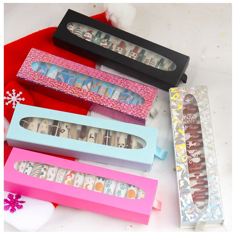 Luxury Long Press On Nails – Custom Box Packaging