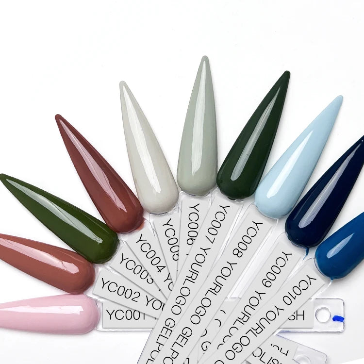 15ml Pure Color Gel Polish Set – Earthy Tones UV LED Soak-Off