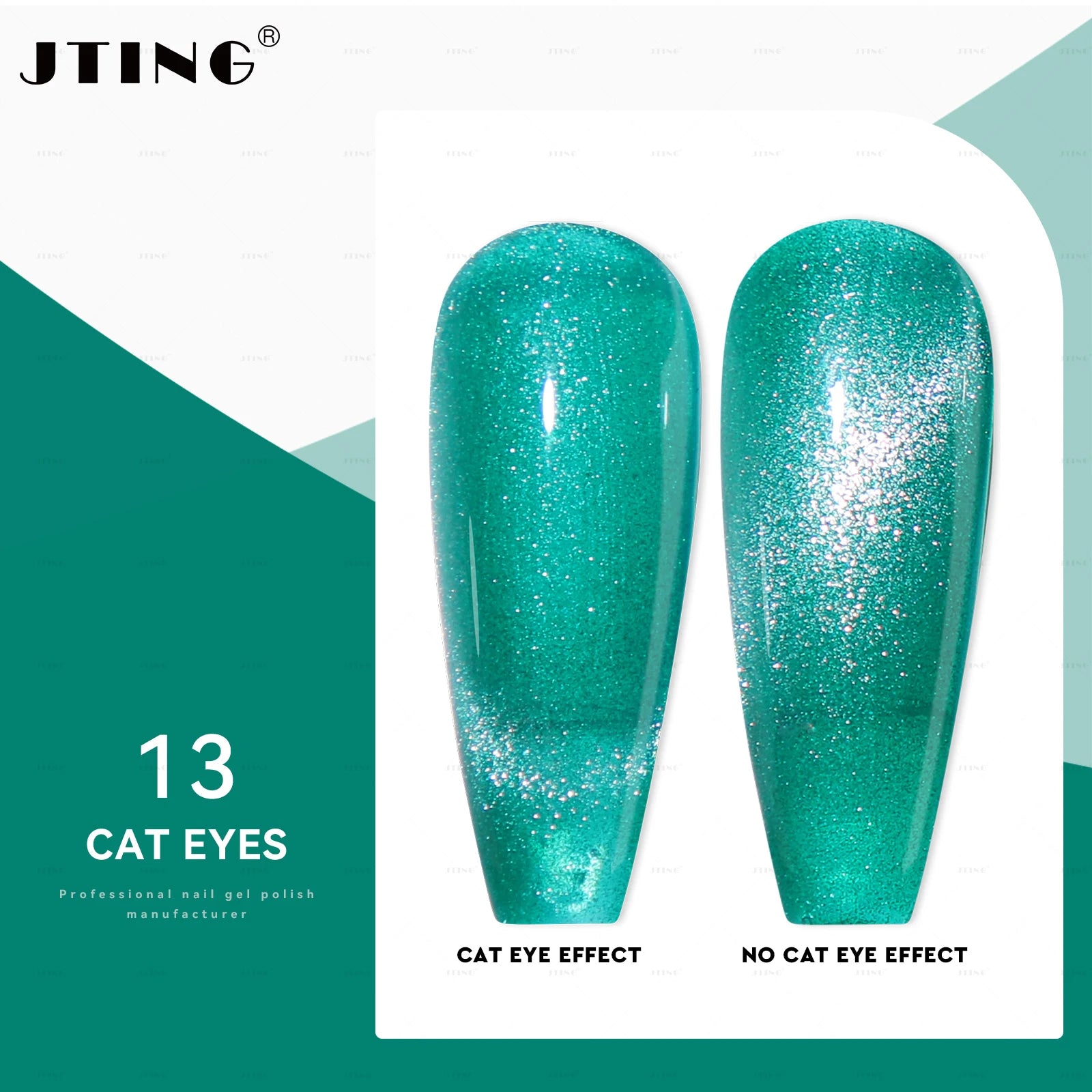 48 Colors Cat Eye Gel Polish Set – Magnetic UV Nail Kit with Box