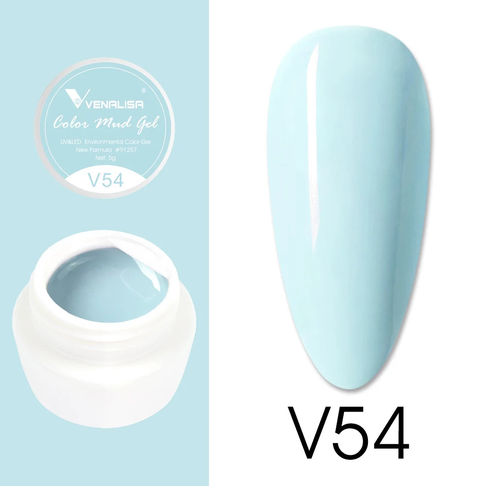 Venalisa Color Mud Gel – Pure Color DIY Nail Art UV Gel Polish