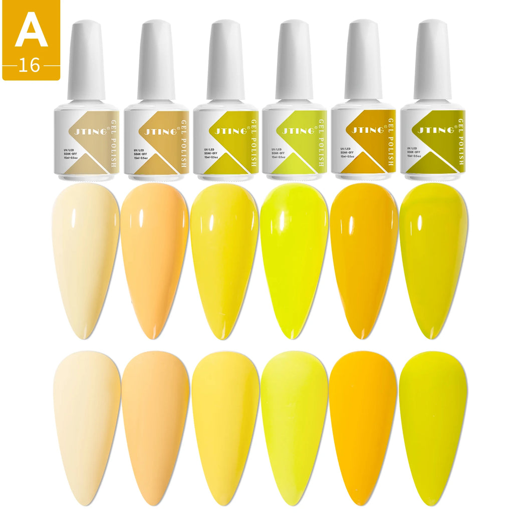 6pcs Gel Nail Polish Set – UV Gel Manicure Kit with Box