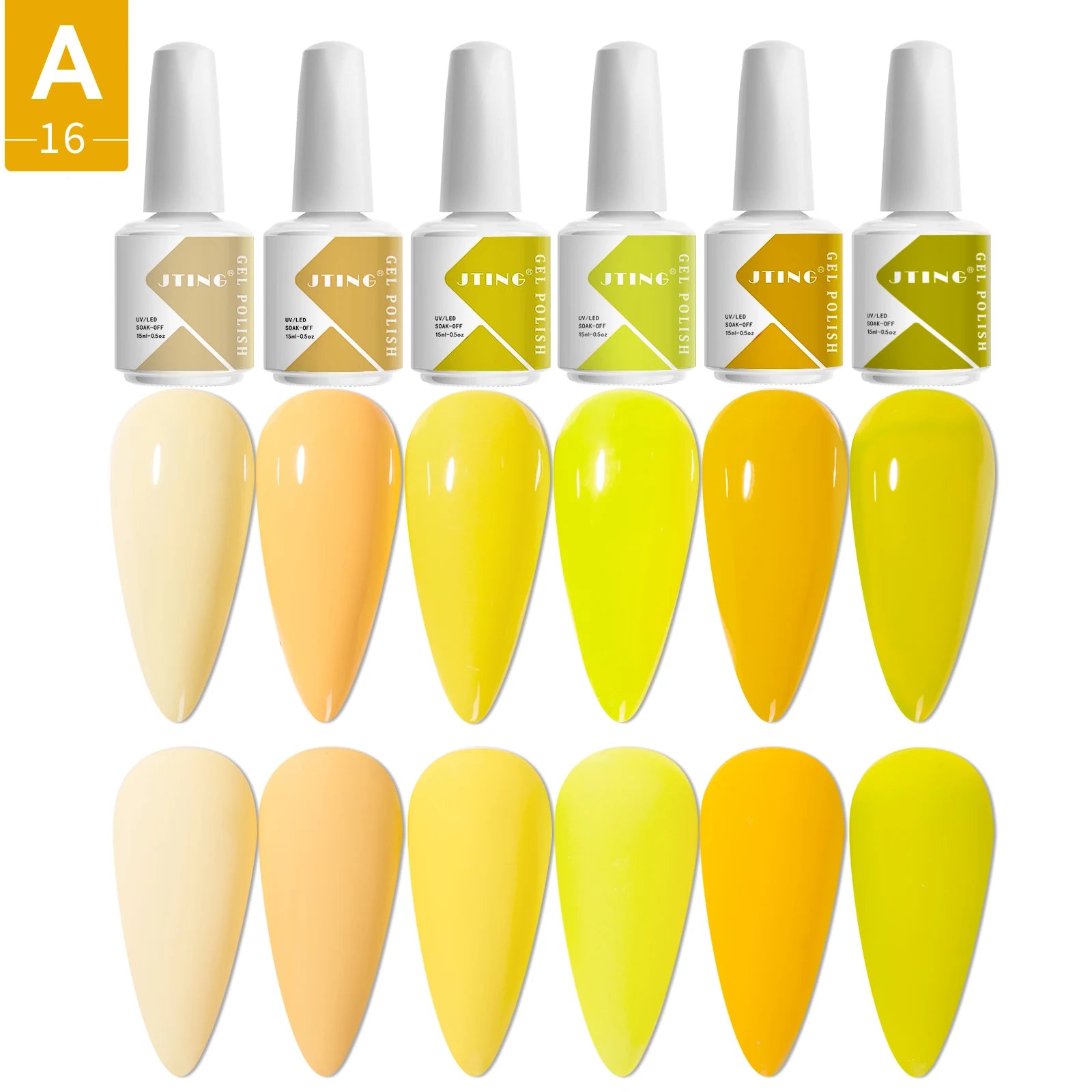 6pcs Gel Nail Polish Set – UV Gel Manicure Kit with Box