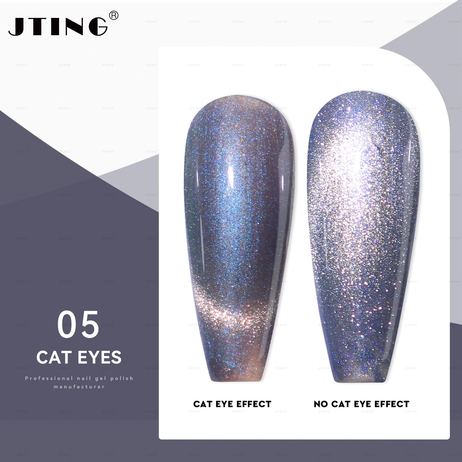 48 Colors Cat Eye Gel Polish Set – Magnetic UV Nail Kit with Box