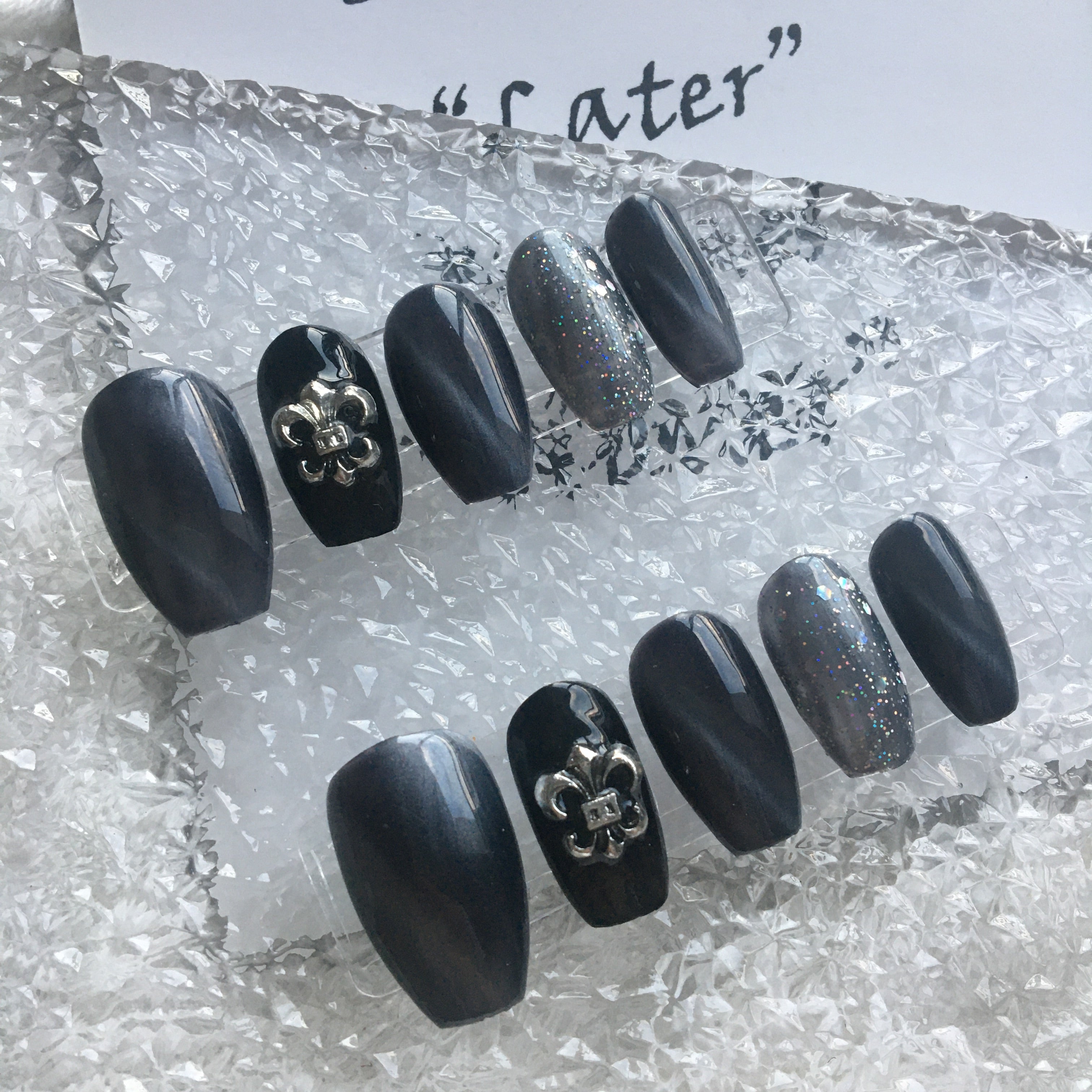 H569-H585 Colorful Press On Nails – Kids Gift Set