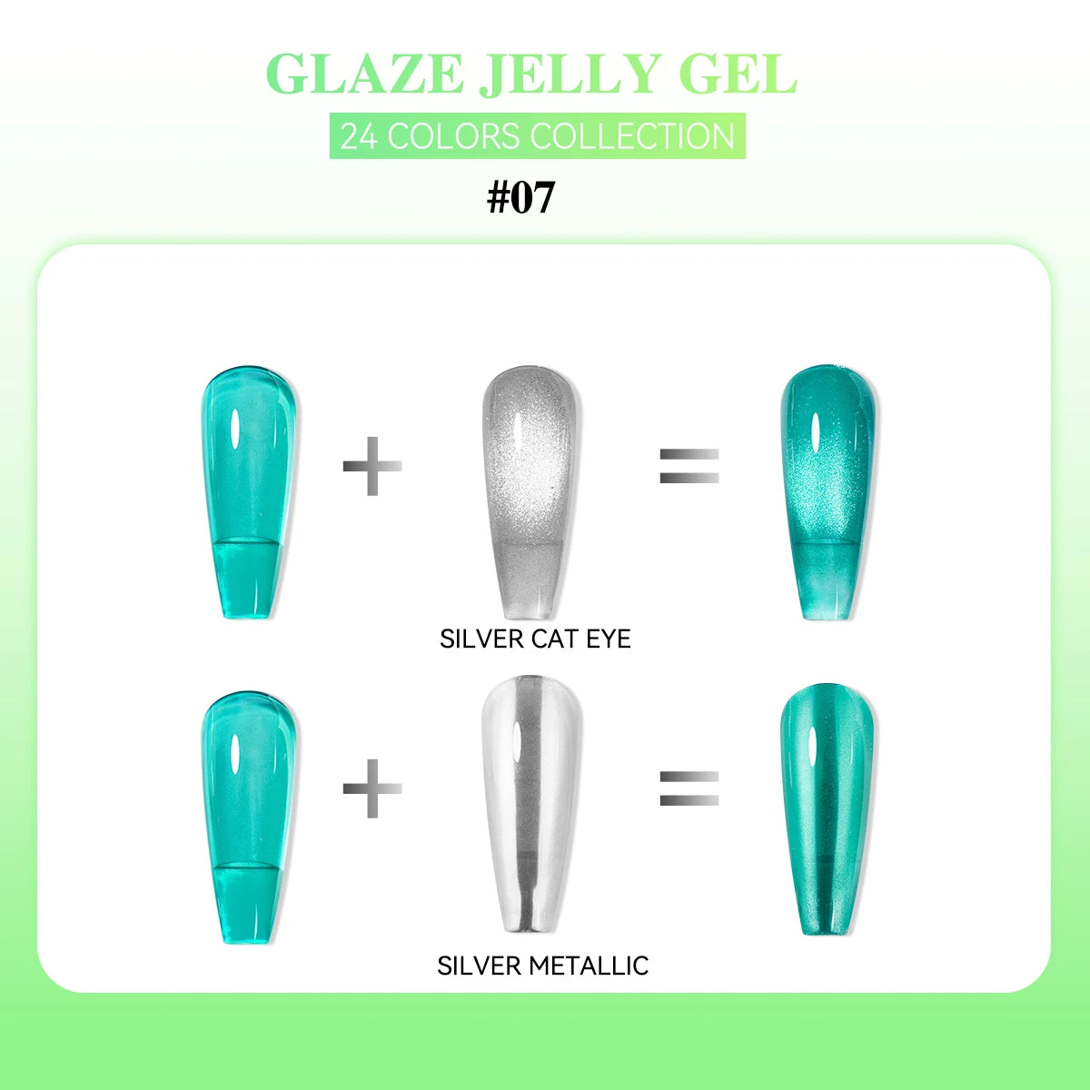 24 Colors Jelly Sheer UV Gel Nail Polish Set – High Pigment with Box