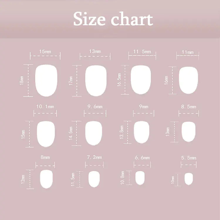 Silver Glitter French Press On Nails – With Glue