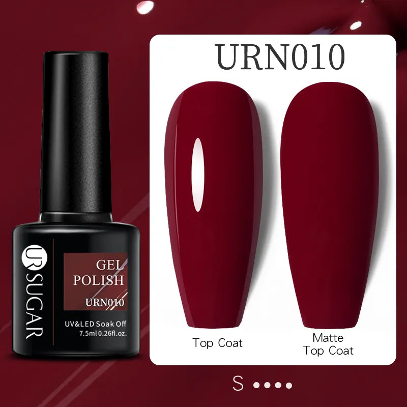 7.5ml Glitter UV Gel Nail Polish – Colorful Sequins Soak Off Gel