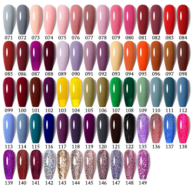 7.5ml Glitter UV Gel Nail Polish – Colorful Sequins Soak Off Gel