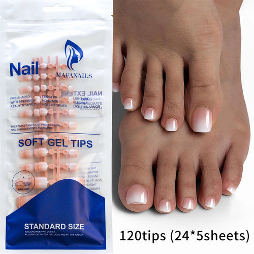 100pcs Light Pink Press On Nails – Full Set False Nails