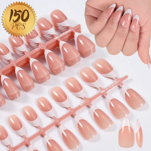 100pcs Light Pink Press On Nails – Full Set False Nails