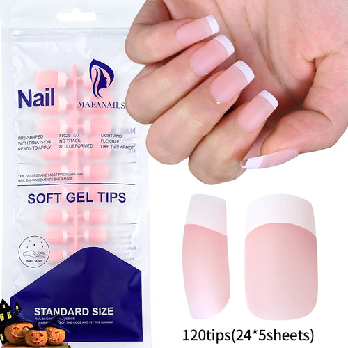 100pcs Light Pink Press On Nails – Full Set False Nails