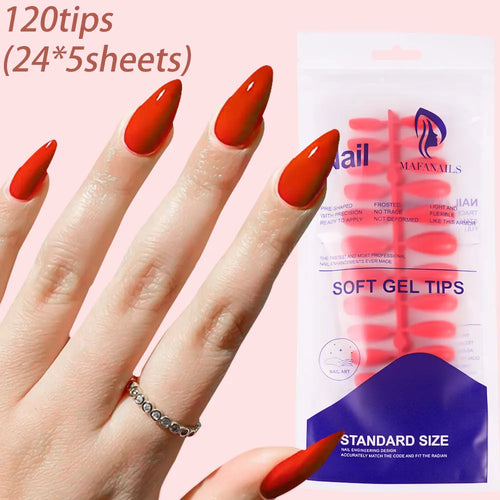 100pcs Light Pink Press On Nails – Full Set False Nails