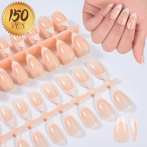 100pcs Light Pink Press On Nails – Full Set False Nails
