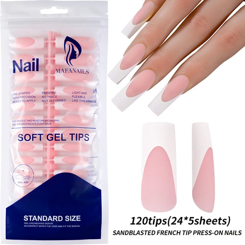 100pcs Light Pink Press On Nails – Full Set False Nails