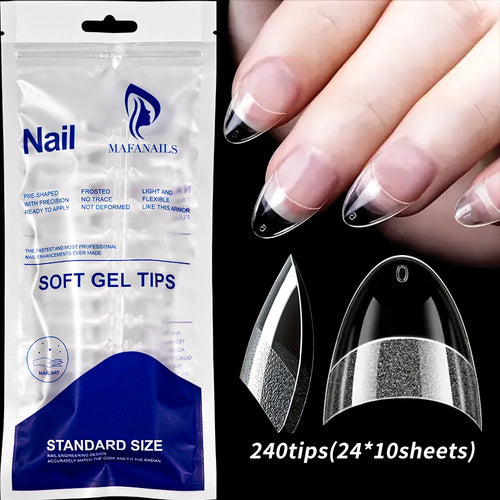 100pcs Light Pink Press On Nails – Full Set False Nails