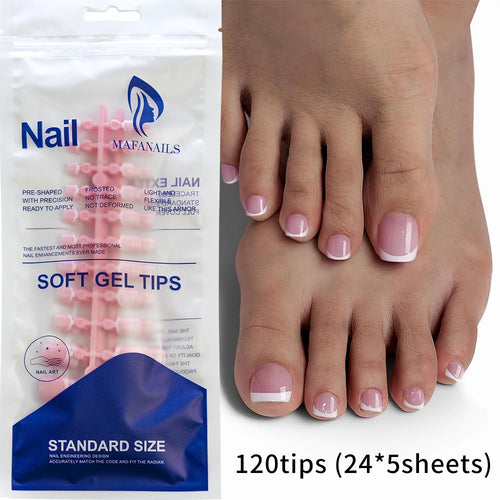 100pcs Light Pink Press On Nails – Full Set False Nails