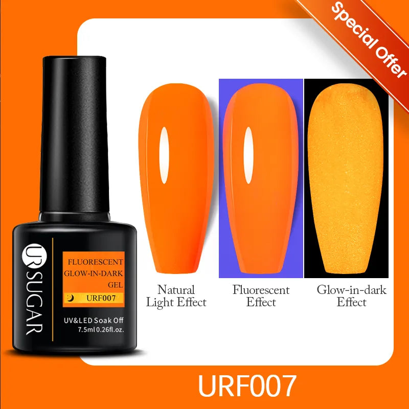 7.5ml Glitter UV Gel Nail Polish – Colorful Sequins Soak Off Gel