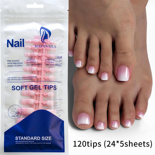 100pcs Light Pink Press On Nails – Full Set False Nails