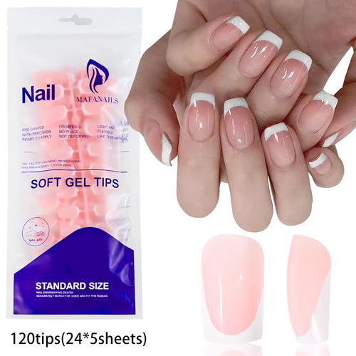 100pcs Light Pink Press On Nails – Full Set False Nails