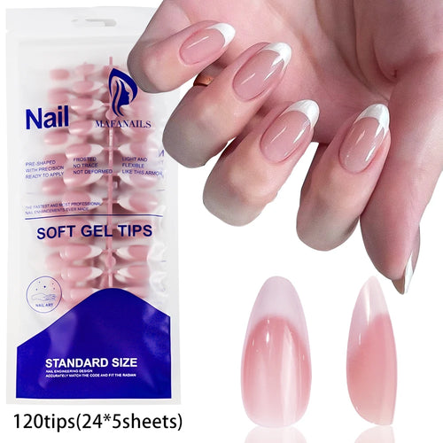 100pcs Light Pink Press On Nails – Full Set False Nails