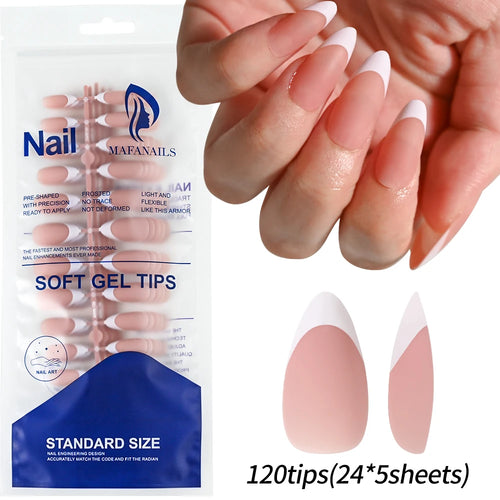 100pcs Light Pink Press On Nails – Full Set False Nails