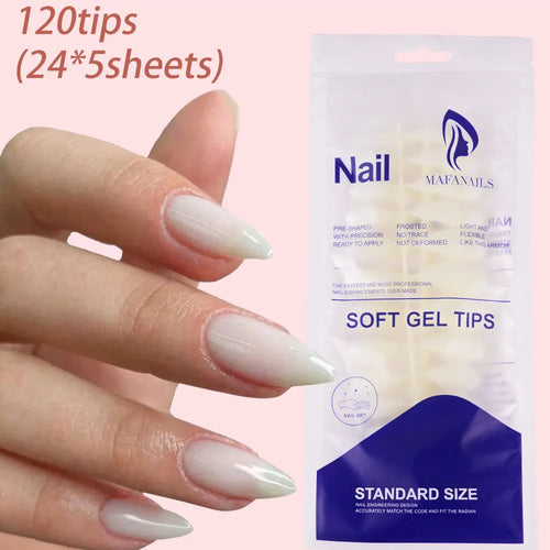 100pcs Light Pink Press On Nails – Full Set False Nails