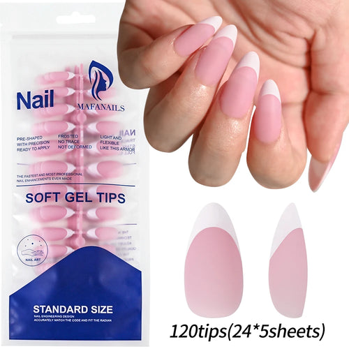 100pcs Light Pink Press On Nails – Full Set False Nails