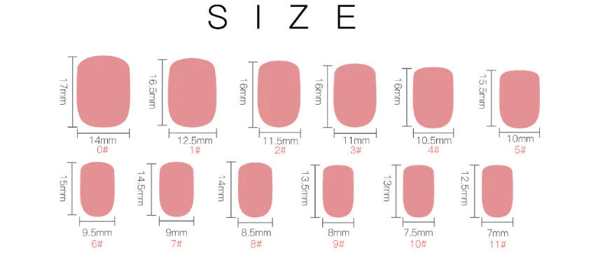 30pcs Khaki Press On Nails – Ultra-Thin Removable False Nails